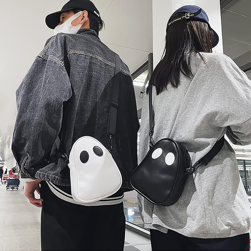 POYIPI Halloween Purse Novelty Ghost Purse for Women Men Cute Crossbody Bag Satchel Bag Novelty Shoulder Bag - Image 2